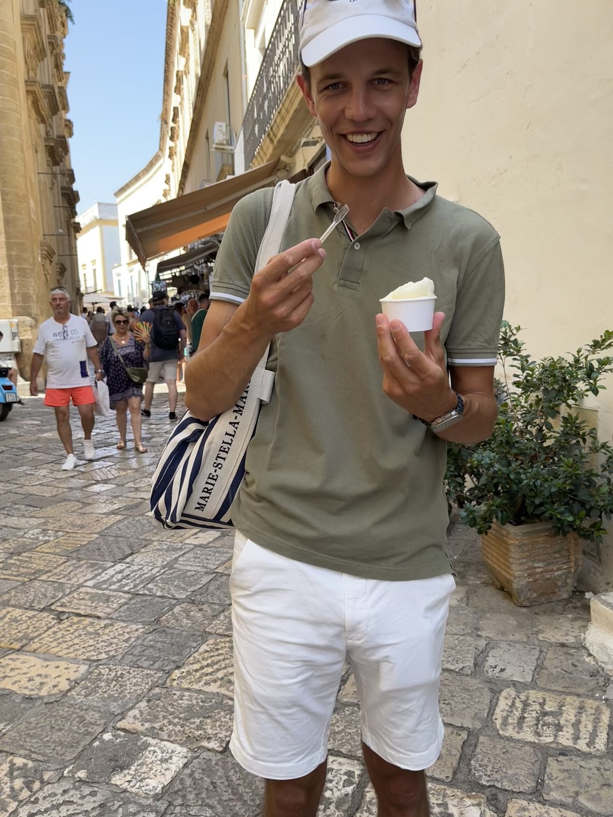 Gallipoli — een gelato in de oude stad