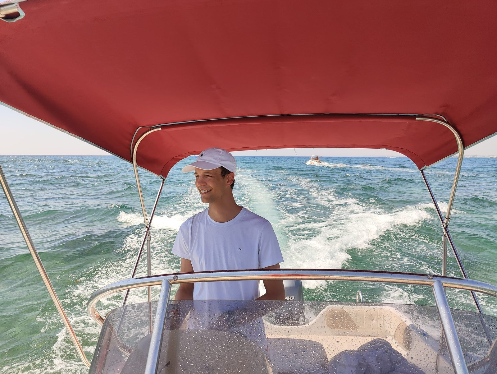 Gallipoli — met een bootje op de Ionische Zee