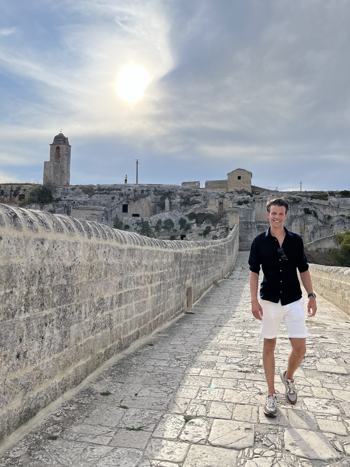 Gravina in Puglia — de brug met zicht op de oude stad