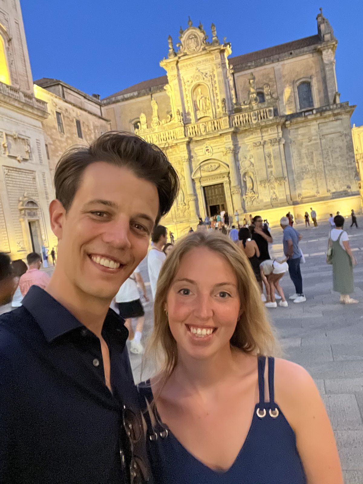 Lecce — aperitivo op een terras