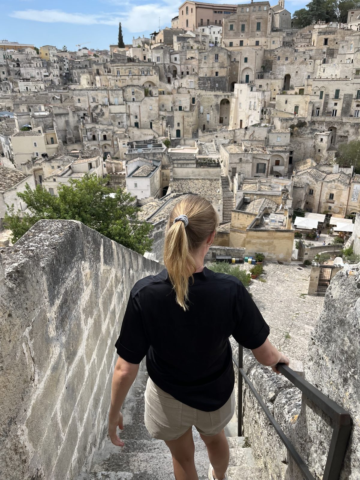 Matera — de trappen door de oude stad