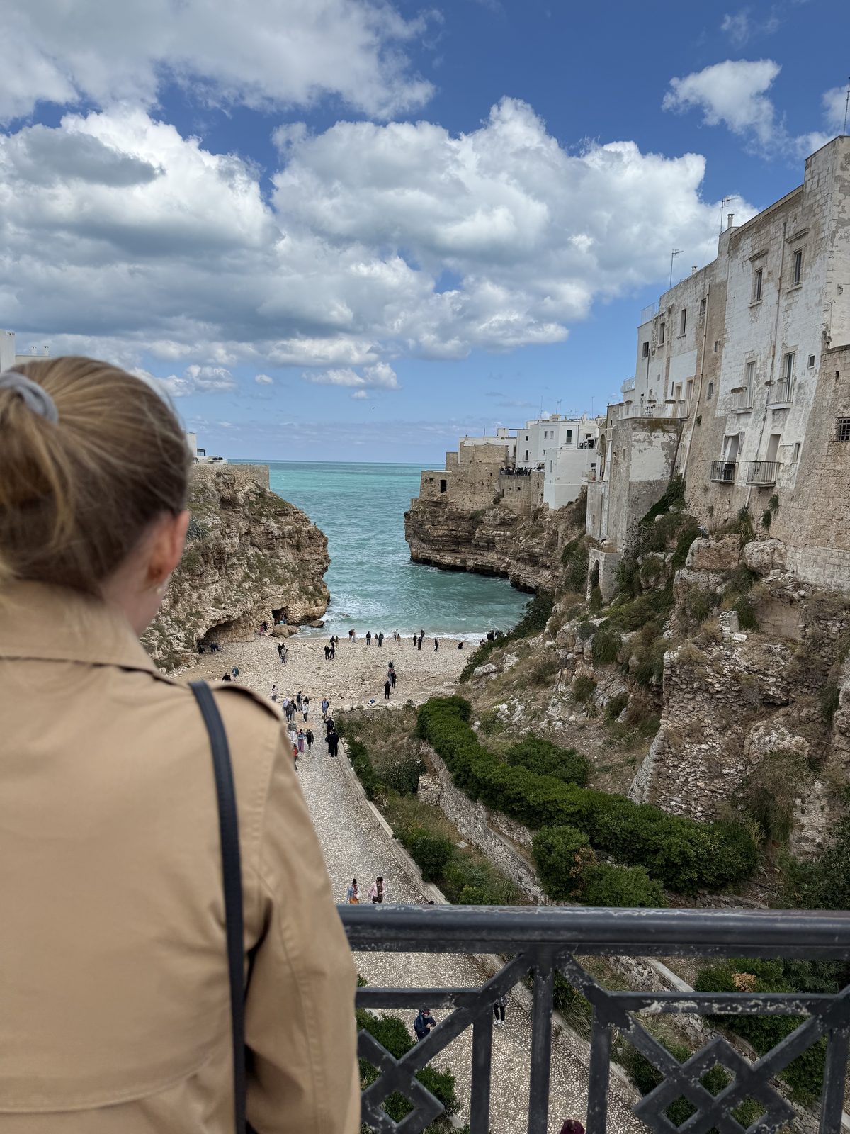 Polignano a Mare — uitzicht op de kliffen